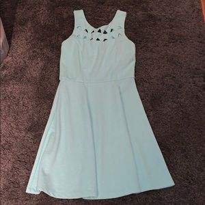 Light teal dress